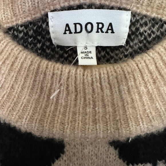 Adora | Sweater Womens | Sz Small | Leopard Print | Fall - Picture 3 of 5